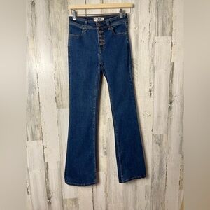 We The Free Dark Blue Flare Jeans size 26